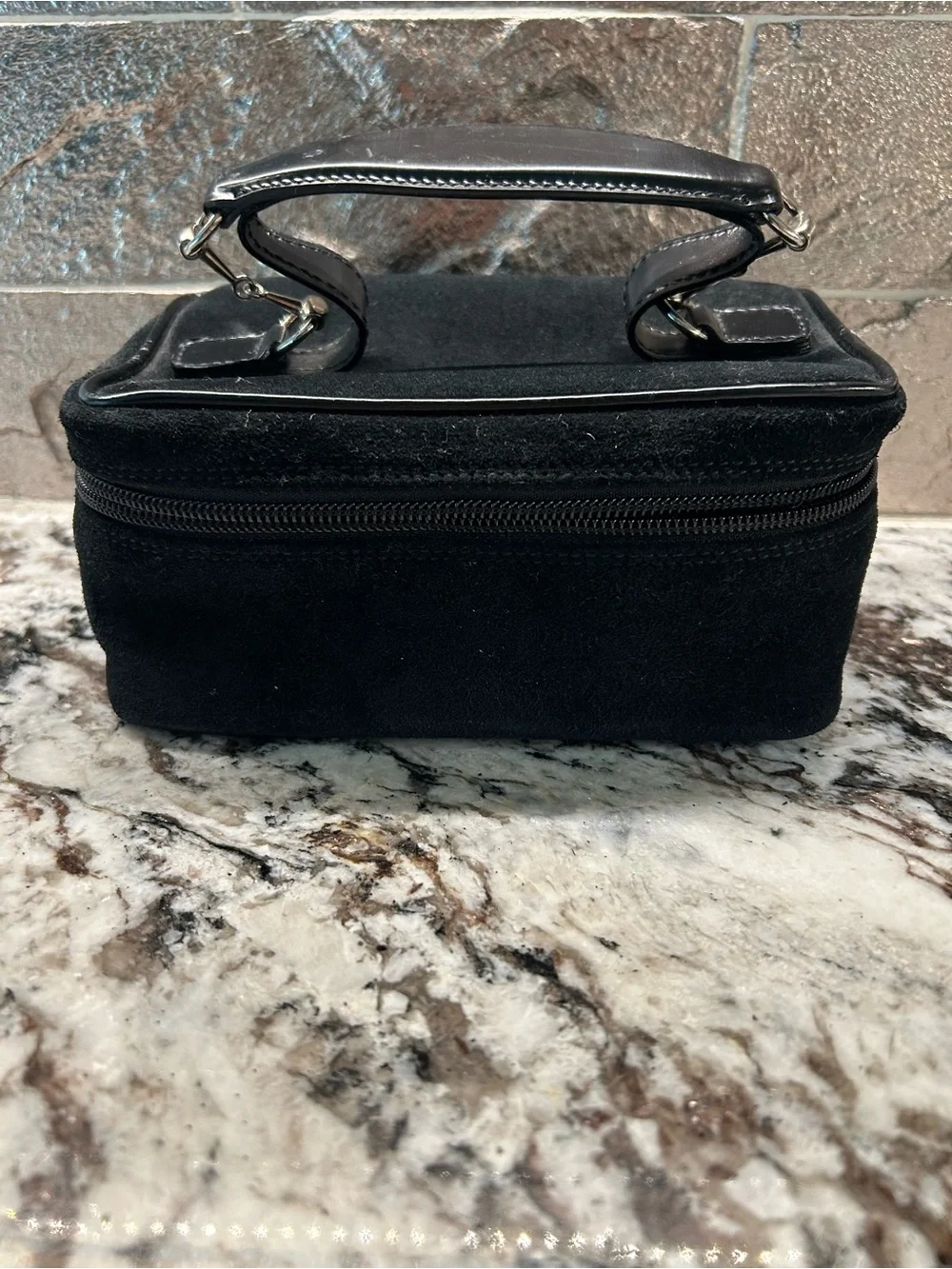 Gucci RARE Tom Ford Era Suede Horsebit Men's Toiletry Travel Case